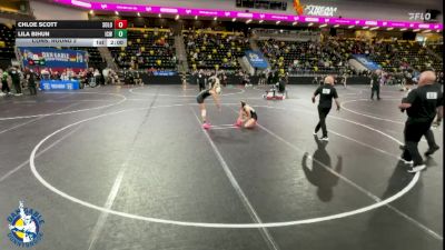 105 lbs Cons. Round 2 - Lila Bihun, Iowa City West vs Chloe Scott, Solon