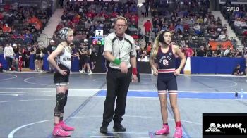 85 lbs Champ. Round 1 - Holly Eason, South Central Punisher vs Averie Akers, Dodge City Wrestling Academy