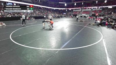 120 lbs 5th Place Match - Andrew DiPiazza, Kaukauna vs Walker Waidelich, New Richmond