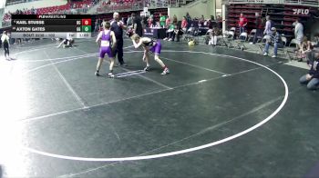 102 lbs 7th Place Match - Axton Gates, GI Grapplers vs Kael Stusse, Battle Creek