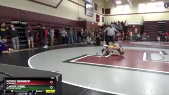 126 lbs Quarterfinal - Carter Siebel, Pleasant Valley vs Rowdy Neighbor, Alburnett