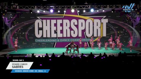 Power Cheer! - Sabres [2024 L5 Senior Coed - D2 - Small - A Day 2] 2024 CHEERSPORT National All Star Cheerleading Championship