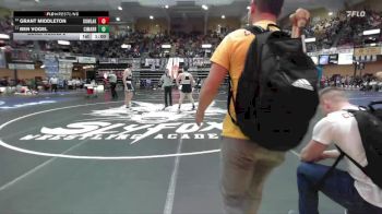 215 lbs Cons. Round 2 - Ben Vogel, Cimarron Hs vs Grant Middleton, Downs-Lakeside Hs