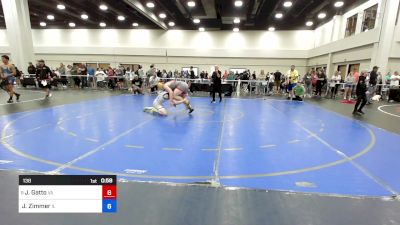 138 lbs C-8 #1 - Jesse Gatto, Virginia vs Jadon Zimmer, Illinois