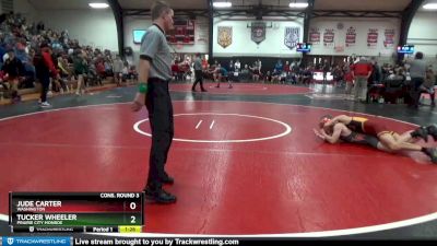 138 lbs Cons. Round 3 - Tucker Wheeler, Prairie City Monroe vs Jude Carter, Washington