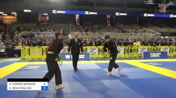GABRIEL CORRÊA BERGAMI vs DANIEL SENA PAULINO 2023 Pan Jiu Jitsu IBJJF Championship