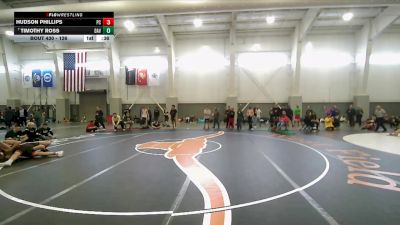 126 lbs Cons. Round 1 - Timothy Ross, Davis vs Hudson Phillips, Park City