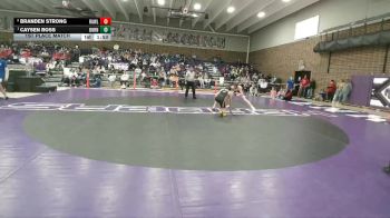 138 lbs 1st Place Match - Caysen Ross, Burns/Pine Bluffs vs Branden Strong, Rawlins