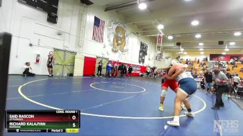 285 lbs Quarterfinal - Anthony Garcia, Rio Mesa vs Matthew Caram, Quartz Hill