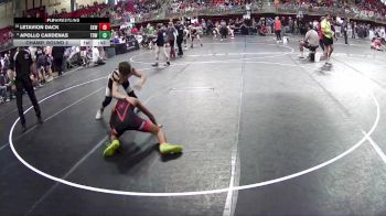 117 lbs Champ. Round 2 - LeTavion Dack, Shelton Kids Wrestling vs Apollo Cardenas, The Best Wrestler