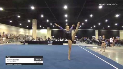 Maeve Boetel - Floor, V.I.P. Gym #750 - 2021 USA Gymnastics Development Program National Championships