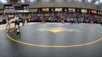 132-2A/1A 5th Place Match - Sam Vissers, Hammond vs Will Stewart, Huntingtown