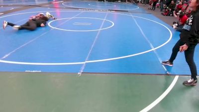 41 lbs Quarterfinal - Ilana Lightfoot, El Paso Wildcats Wrestling Club vs Everleigh Sellari, Texas Elite Wrestling Club