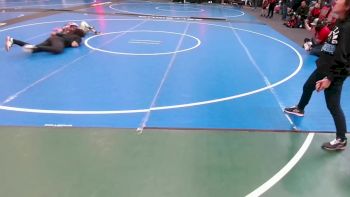 41 lbs Quarterfinal - Ilana Lightfoot, El Paso Wildcats Wrestling Club vs Everleigh Sellari, Texas Elite Wrestling Club