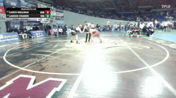 5A Boys 285 lbs Cons. Round 1 - Landon Cramer, Thurston Boys vs Casch Wellman, Redmond Boys
