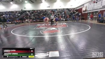 285 lbs Quarterfinal - Joseph Cates, Okanogan vs Antonio Urbina, Mabton