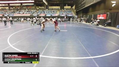 184 lbs Cons. Round 2 - Austin Vanek, Montana State - Northern vs 9 Kyle Knudtson, Eastern Oregon