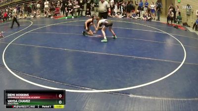 75-80 lbs Round 3 - Vayda Chavez, Gold Rush vs Demi Hoskins, Sanderson Wrestling Academy