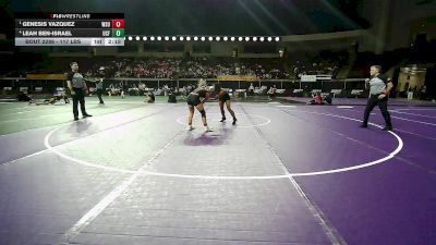 117 lbs Semifinal - Genesis Vazquez, Washington State (W) vs Leah Ben-Israel, UCF (W)