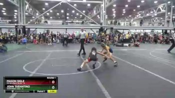 64 lbs Round 1 (6 Team) - Mason Sigle, PA Alliance Blue vs John Tarantino, Warhawks Red