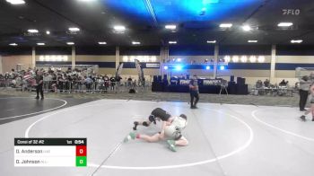 109 lbs Consi Of 32 #2 - Dylan Anderson, Live Training vs Darion Johnson, All-Phase WC