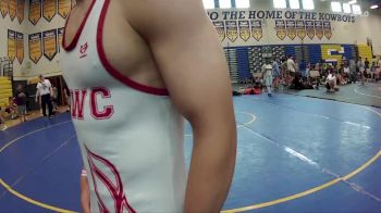 126 lbs Round 2 (8 Team) - Elijah Hattaway, The Outsiders vs James Ball, Naperville Central