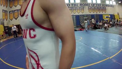 126 lbs Round 2 (8 Team) - Elijah Hattaway, The Outsiders vs James Ball, Naperville Central