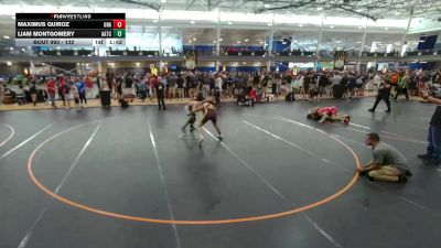 132 lbs Cons. Round 5 - Maximus Quiroz, Unattached vs Liam Montgomery, Unattached