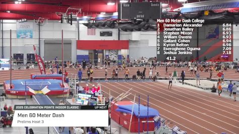 Men's 60m, Prelims 3