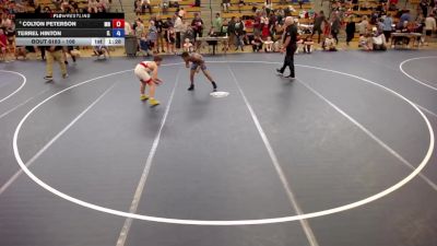 108 lbs Cons. Round 3 - Colton Peterson, MN vs Terrel Hinton, IL