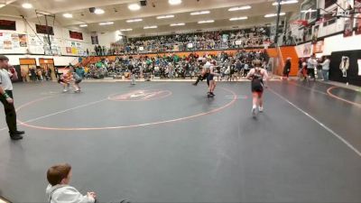 109-115 lbs Round 1 - Wynifred Ysebaert, Worland Middle School vs Delta Craft, Greybull MS