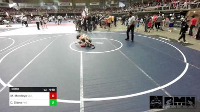 138 lbs Quarterfinal - Maximus Montoya, Valley Bad Boys vs Carson Diana, Pikes Peak Warriors