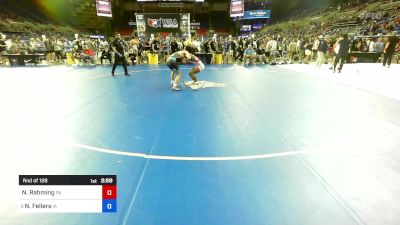 150 lbs Rnd Of 128 - Nasir Rahming, PA vs Nolan Fellers, IA