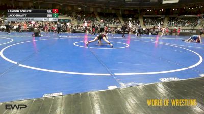 92 lbs Consi Of 8 #2 - Landon Schulte, Purler Wrestling vs Jack Gravitt, Open Mats