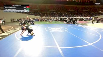 5A Boys 138 lbs Cons. Round 2 - Thomas Wippel, Eagle Point Boys vs Nico Yazzolino, Canby Boys