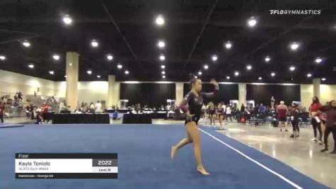 Kayla Toniolo - Floor, SCATS Gym #844 - 2021 USA Gymnastics Development Program National Championships
