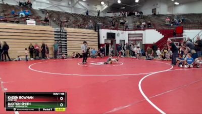 45-47 lbs Round 3 - Kaden Bowman, Avon WC vs Daxton Smith, Perry Meridian WC