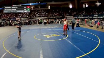 G 126 lbs Champ. Round 2 - Ryleigh Perea, H.L. Bourgeois Girls vs Nachell Weaver, Zachary Girls