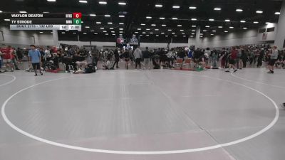 132 lbs Champ. Rd Of 128 - Waylon Deaton, River Falls High School Wrestling vs Ty Strode, Moen Wrestling Academy