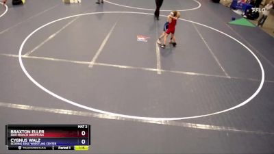 56 lbs Round 5 - Braxton Eller, New Prague Wrestling vs Cygnus Walz, Scoring Edge Wrestling Center