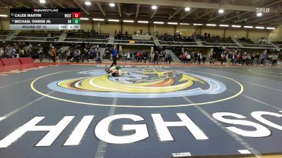 106 lbs Round Of 16 - Caleb Martin, Westerly vs Michael Owens Jr., Bishop Hendricken