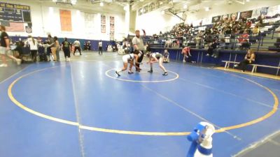 115 lbs Cons. Semi - Savannah Miller, El Toro vs Siena Antonio-Hopkins, Camarillo