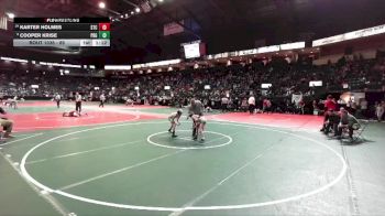 85 lbs Champ. Round 1 - Cooper Krise, PBG1 vs Karter Holmes, STC2