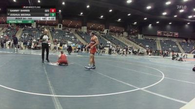 141 lbs Champ. Round 2 - Sammy Shires, Cumberland (Tenn.) vs Joshua Medina, Unattached