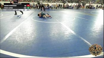 52 lbs Consi Of 16 #2 - Isaiah Koehrsen, Liberty Warrior Wrestling Club vs Noah Lopez, Team Worx Wrestling Club
