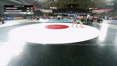 Girls 2A 190 lbs Cons. Round 4 - Kaniya Bagby, Squalicum (Girls) vs Reagan Humphries, Tumwater (Girls)