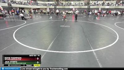 70 lbs Cons. Round 2 - Koyie Thompson, Big Game Wrestling Club vs Jack Stortz, Northeast Iowa Wrestling Club