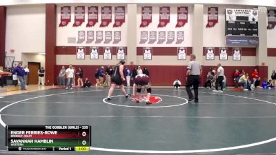 235 lbs Cons. Round 2 - Savannah Hamblin, Western vs Ender Ferries-Rowe, Brebeuf Jesuit