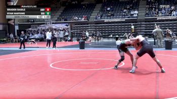 141 lbs Semifinal - Braden Basile, Army vs Ryan Hartung, Binghamton
