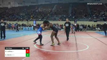 175 lbs 3rd Place - Kieisha Cathey, Team Tulsa vs Kaylee Davis, Lady Outlaws